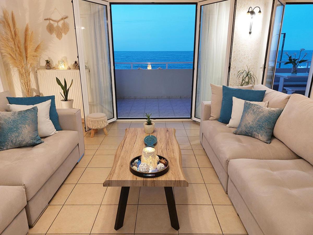 Amazing Beachfront Apartment In Hersonissos 외부 사진